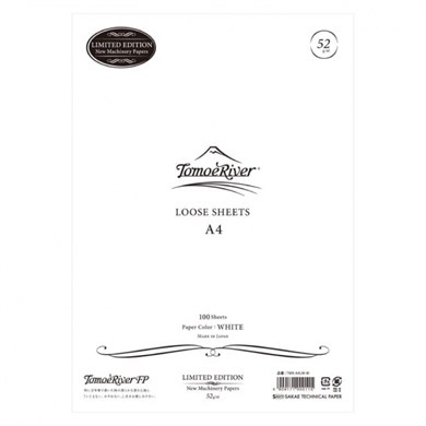 Tomoe River A4 52 gms Kağıt Beyaz 100lü Paket(Yeni Makine Kağıdı)